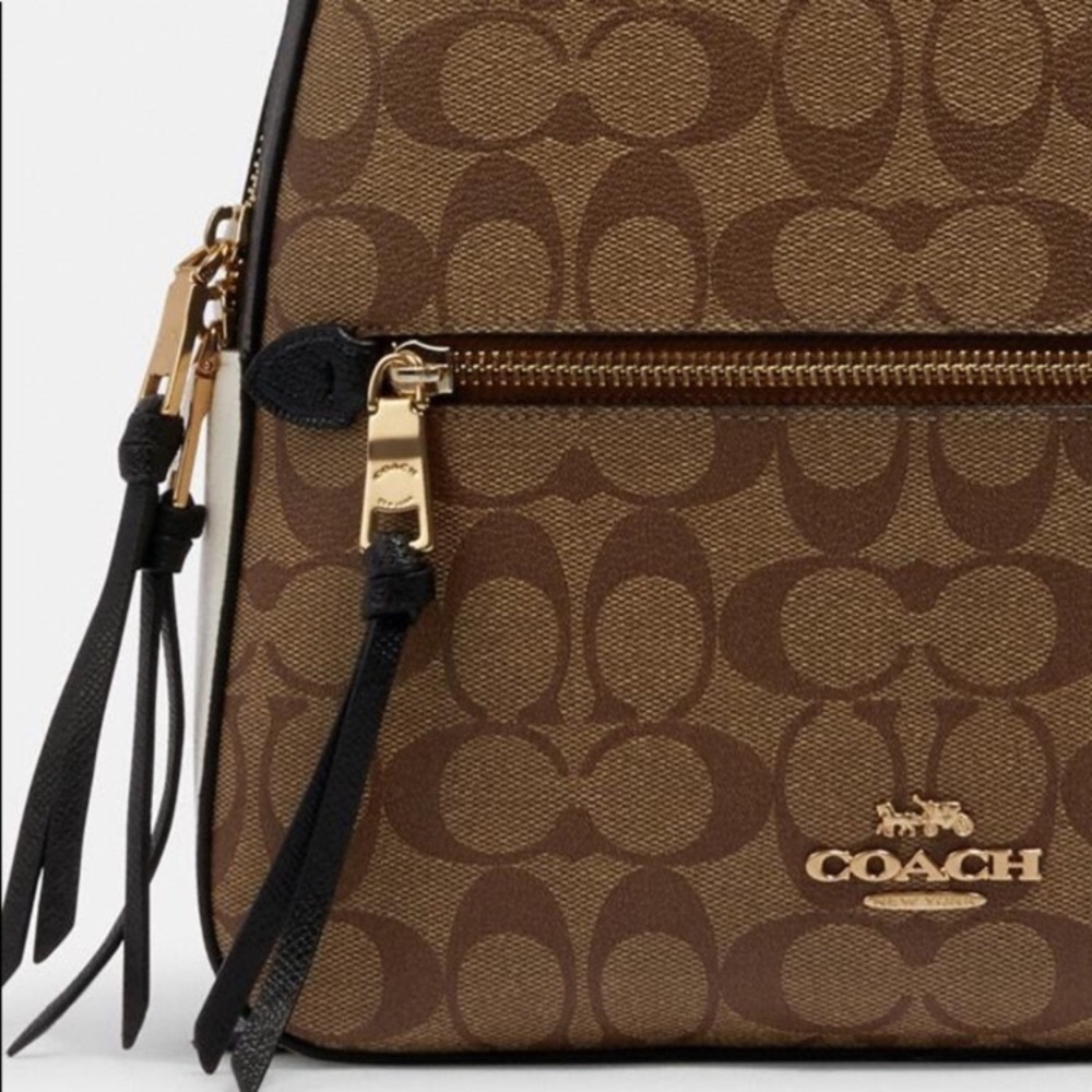 🔥RETIRED😍Coach Jordyn Backpack In Signature Canvas PRICE FIRM - Picture 5 of 11